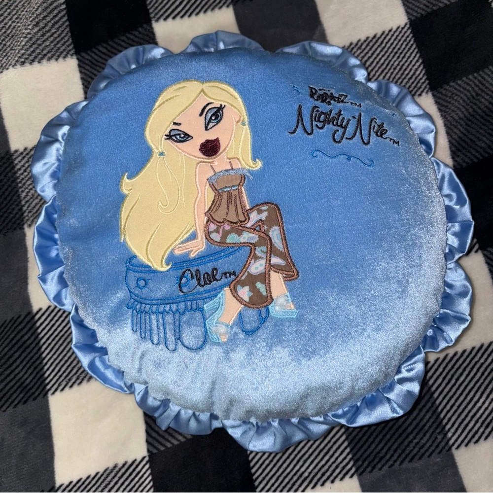 Bratz Nighty Nite Blue Cloe Pillow 💤